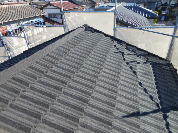   取手市　S様邸　屋根葺き替え・外壁塗装リフォーム事例