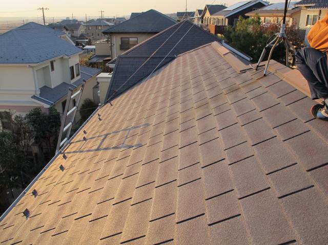 我孫子市B様邸の屋根塗装前の様子