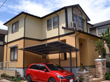 我孫子市　H様邸　屋根外壁塗装事例