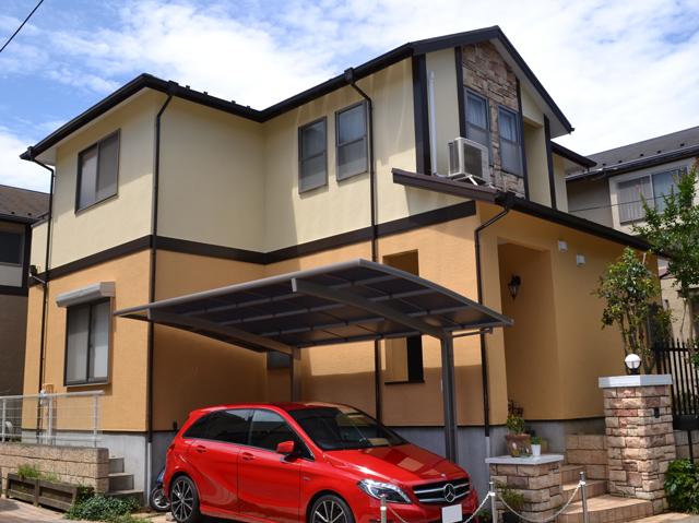   我孫子市　H様邸　屋根外壁塗装事例