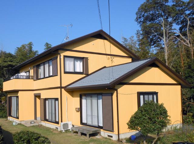   つくばみらい市　N様邸　屋根外壁塗装リフォーム事例