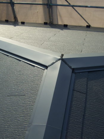 K様邸の屋根葺き替え完了の様子