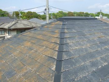 柏市M様邸の外壁塗装前の様子