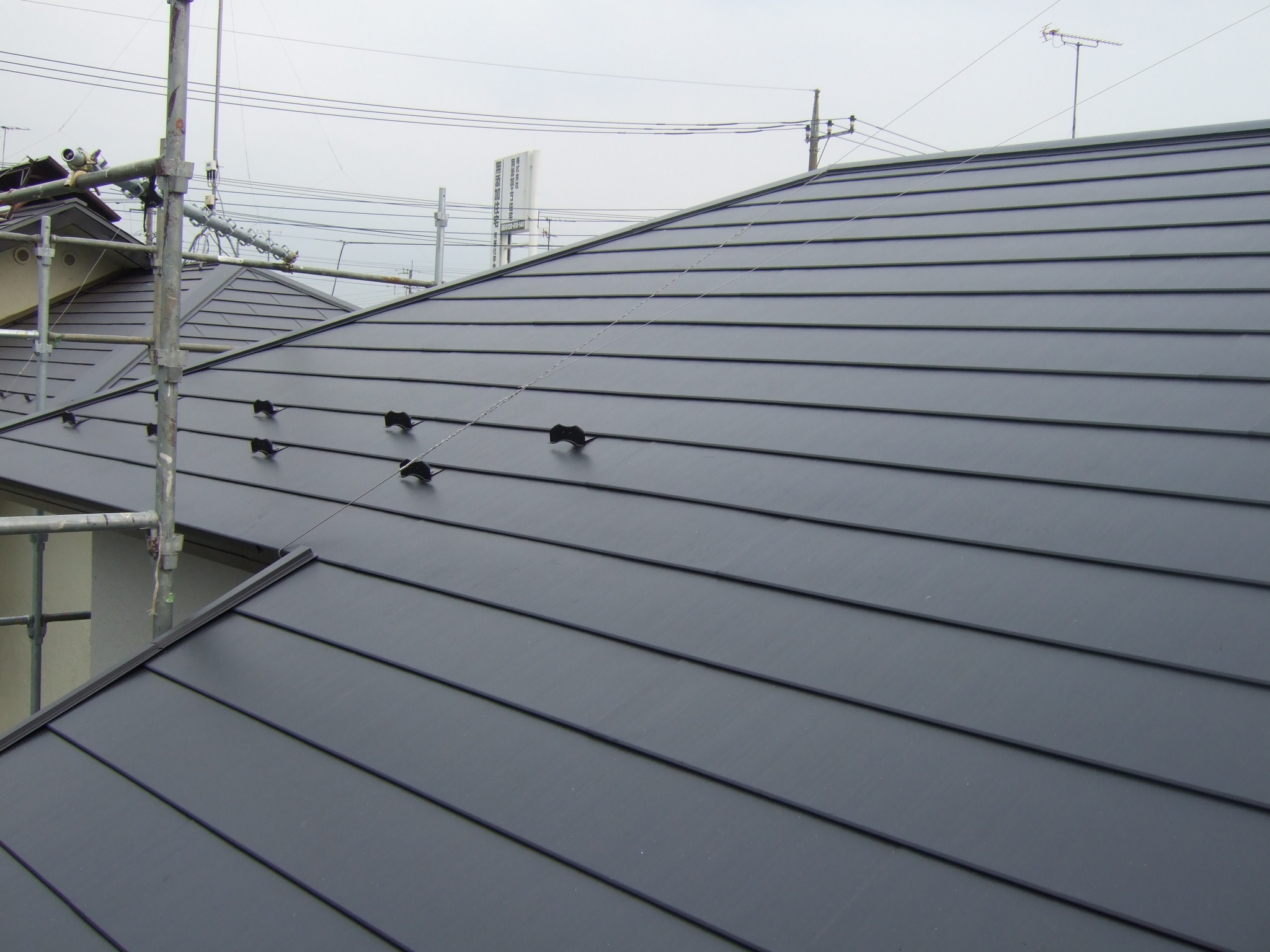 柏市M様邸の屋根葺き替え後の様子