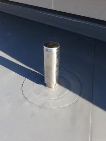 柏市N様邸の脱気筒を取り付けしたところ