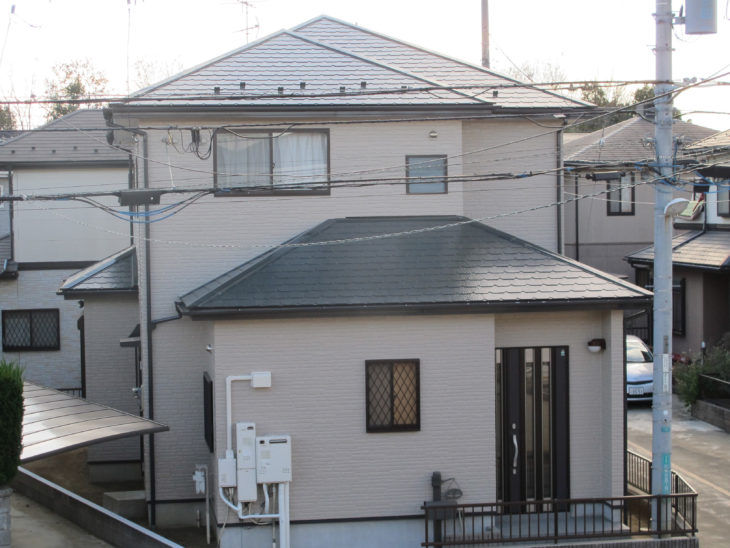   守谷市　O様邸　屋根外壁塗装リフォーム事例
