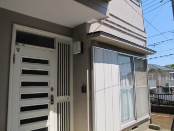 柏市T様邸の外壁塗装後の様子