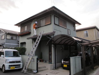 S様邸の外壁塗装前の様子