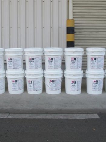 三郷市倉庫に使用した塗料のガイナ