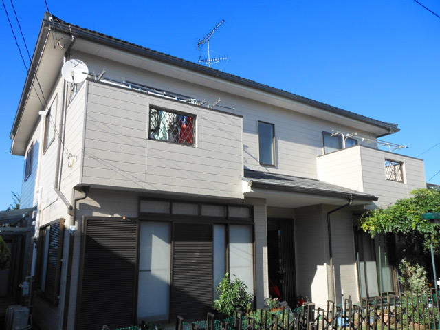   柏市　T様邸　屋根カバー工法・外壁塗装リフォーム事例