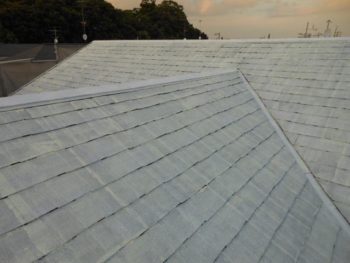 守谷市M様邸の屋根塗装前の様子