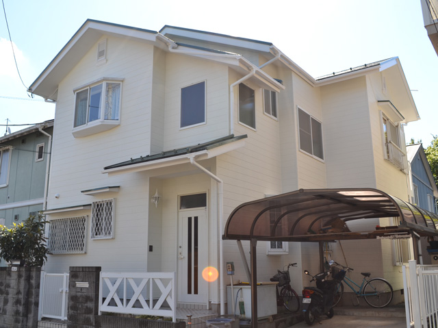   守谷市　M様邸　屋根外壁塗装リフォーム事例