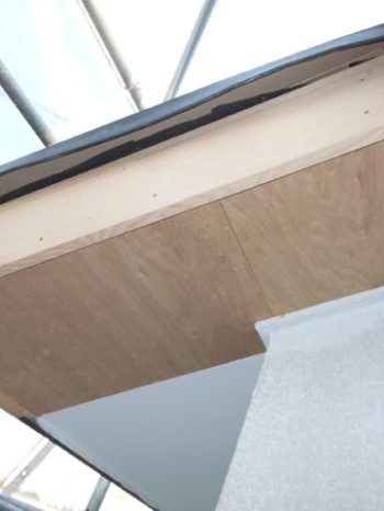 守谷市Y様邸の破風板交換後の様子