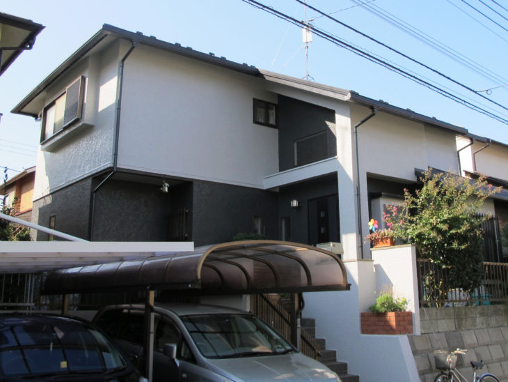  柏市　M様邸　屋根葺き替え・外壁塗装リフォーム事例