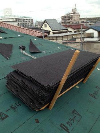 松戸市W様邸の屋根に使用したディプロマット
