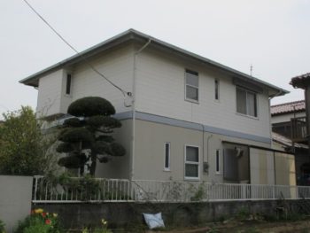 松戸市W様邸の外壁塗装前の様子